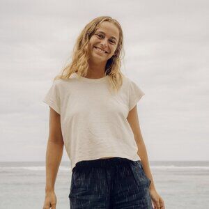 Mollusk Surf Shop - Q Tee - XS Natural